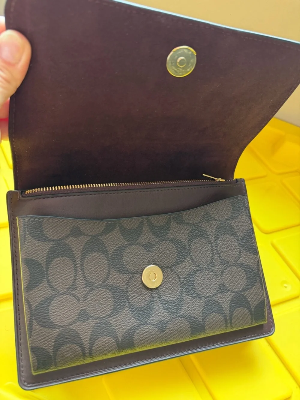 NWT Coach Red Leather Crossbody with Burgundy Snake-Print Accent & Gold Hardware - Picture 10 of 10